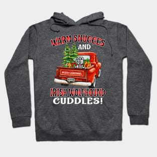 Warm Snuggles And Irish Wolfhound Cuddles Ugly Christmas Sweater Hoodie